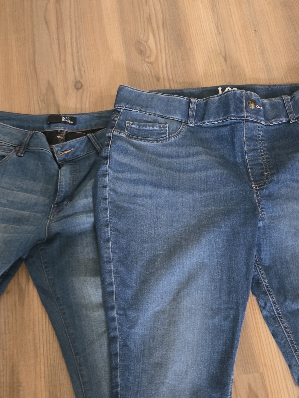 Women's Blue Stretch Denim Jeans -
